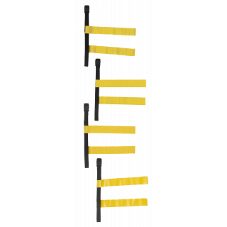 Tag belt PA666 - Black / Yellow personnalisable - Vue de face