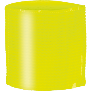 Brassard élastique porte-étiquette PA678 - Fluorescent Yellow personnalisable - Vue de face