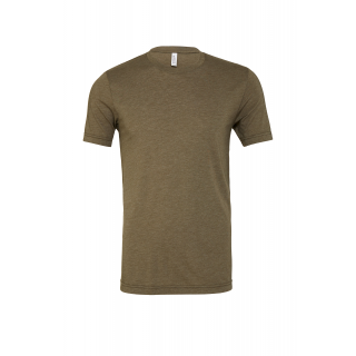 T-SHIRT homme TRIBLEND COL ROND BE3413 - Olive Triblend personnalisable - Vue de face
