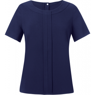 Blouse Crêpe de Chine VERONA BT2280 - Navy personnalisable - Vue de face