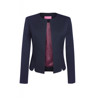Veste Vega BT2356 - Navy Pin Dot personnalisable - Vue de face