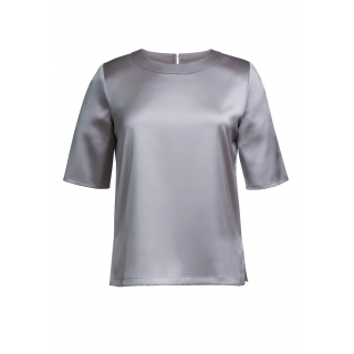 Blouse Ravenna BT2362 - Grey personnalisable - Vue de face