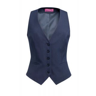 Gilet femme Béatrice coupe cintrée BT2391 - Denim personnalisable - Vue de face