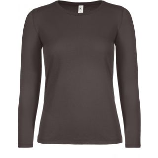 T-shirt manches longues femme #E150 Bear Brown