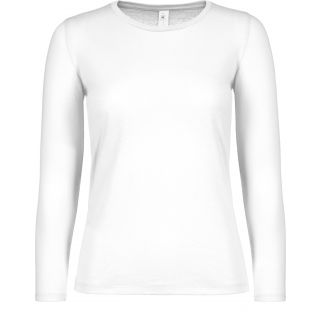 T-shirt manches longues femme #E150 White