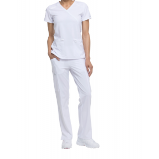 Haut cache cœur femme DKE625 - White personnalisable - Vue de face