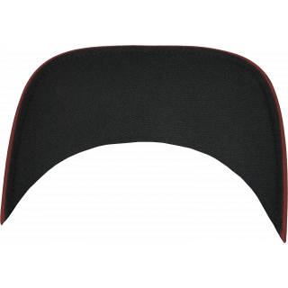 Casquette Flexfit Delta FL180 - MAROON personnalisable - Vue de face