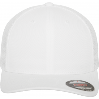 Casquette Tactel Mesh FL6533 - WHITE personnalisable - Vue de face