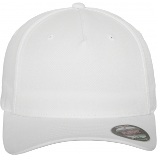 Casquette 5 panneaux FL6560 - WHITE personnalisable - Vue de face