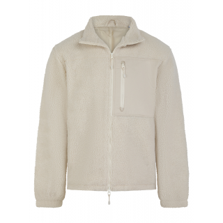 Polaire sherpa recyclée FR854 - Natural personnalisable - Vue de face