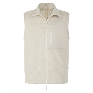 Gilet sherpa recyclé FR855 - Natural personnalisable - Vue de face
