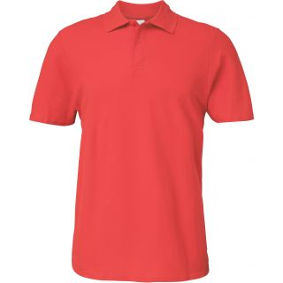 Polo Homme Softstyle Double Piqué Bright Salmon