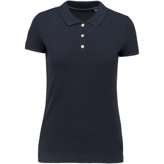 Polo Supima® manches courtes femme Navy