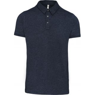Polo jersey manches courtes homme French Navy Heather