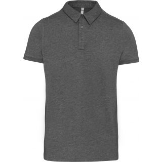 Polo jersey manches courtes homme Grey Heather