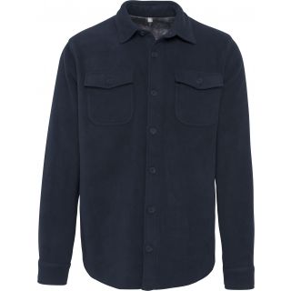 Surchemise polaire doublée sherpa Navy / Storm Grey