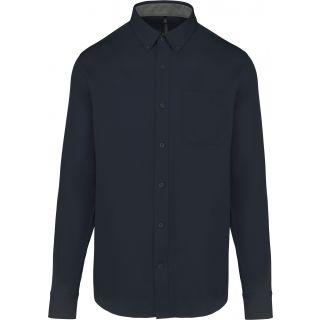 Chemise coton manches longues Nevada homme Navy