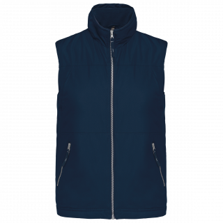 Bodywarmer doublé polaire homme K659 - Navy personnalisable - Vue de face