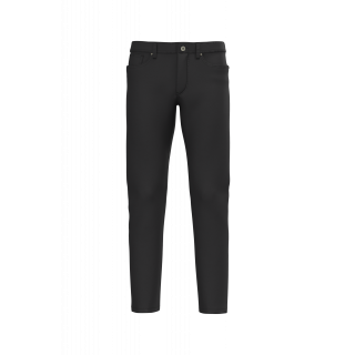 Pantalon 5 poches homme K7009 - Washed black personnalisable - Vue de face