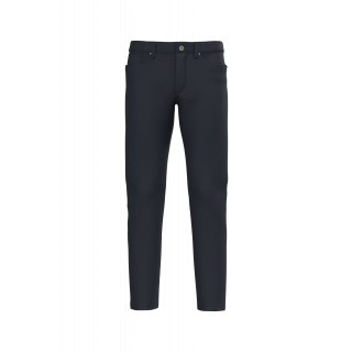 Pantalon 5 poches homme K7009 - Washed dark navy personnalisable - Vue de face