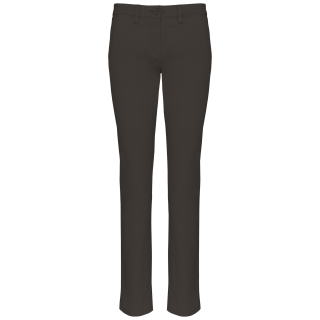 Pantalon chino femme K741 - Dark Grey personnalisable - Vue de face