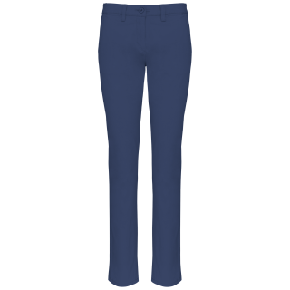 Pantalon chino femme K741 - Deep Blue personnalisable - Vue de face