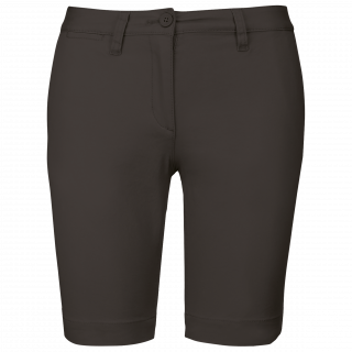 Bermuda chino femme K751 - Dark Grey personnalisable - Vue de face