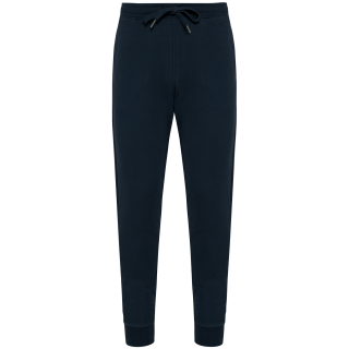 Pantalon molleton non gratté écoresponsable homme K758 - Navy personnalisable - Vue de face