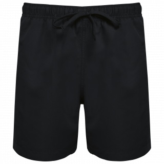 Short de bain écoresponsable homme K760 - Black personnalisable - Vue de face