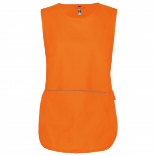 Tunique femme K822 - Orange personnalisable - Vue de face