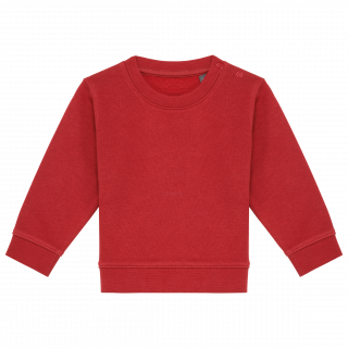Sweat-shirt écoresponsable bébé K835 - Terracotta Red personnalisable - Vue de face
