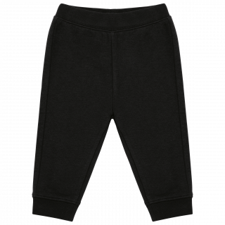 Pantalon molleton écoresponsable bébé K836 - Black personnalisable - Vue de face
