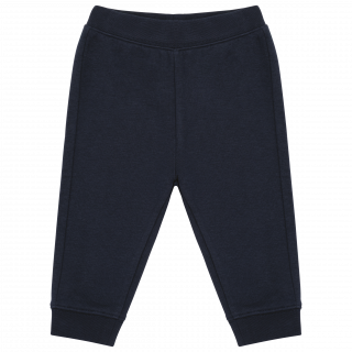Pantalon molleton écoresponsable bébé K836 - Navy personnalisable - Vue de face
