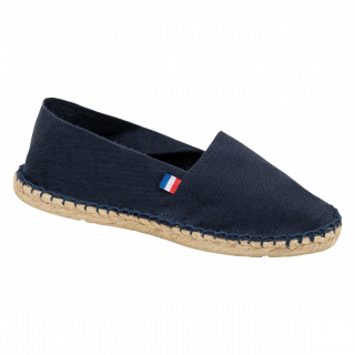 Espadrilles unisexe Made in France K840 - Navy personnalisable - Vue de face