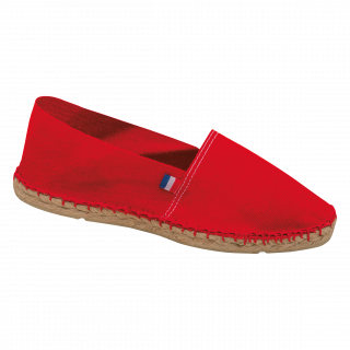 Espadrilles unisexe Made in France K840 - Red personnalisable - Vue de face