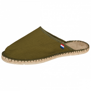 Mules espadrilles K841 - Jungle Khaki personnalisable - Vue de face