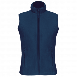 Bodywarmer micropolaire femme K906 - True Indigo personnalisable - Vue de face