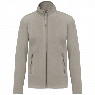 Veste micropolaire zippée femme K907 - Beige personnalisable - Vue de face