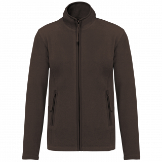 Veste micropolaire zippée femme K907 - Chocolate personnalisable - Vue de face