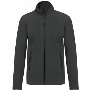 Veste micropolaire zippée femme K907 - Dark Grey personnalisable - Vue de face