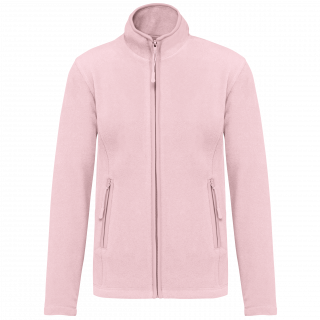 Veste micropolaire zippée femme K907 - Pale Pink personnalisable - Vue de face