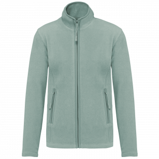Veste micropolaire zippée femme K907 - Sage personnalisable - Vue de face