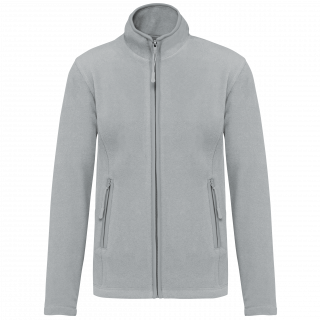 Veste micropolaire zippée femme K907 - Snow Grey personnalisable - Vue de face