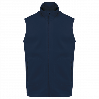 Bodywarmer micropolaire écoresponsable unisexe K9120 - Navy personnalisable - Vue de face