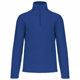 Enzo > Micropolaire col zippé homme K912 - Royal Blue personnalisable - Vue de face