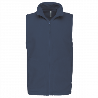 Bodywarmer micropolaire homme K913 - Deep Blue personnalisable - Vue de face