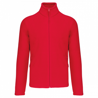 Veste micropolaire zippée manches raglan homme K917 - Red personnalisable - Vue de face