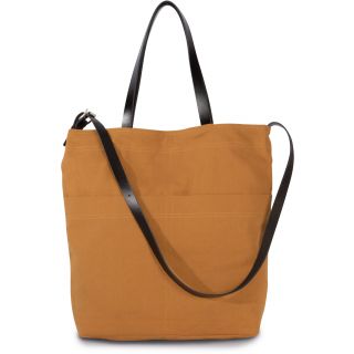 Sac à main avec bandoulière en cuir Cumin Yellow