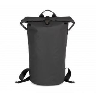 Sac de rangement imperméable Roll-Top KI0656 - Black personnalisable - Vue de face