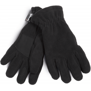 Gants Thinsulate™ en polaire KP427 - Black personnalisable - Vue de face